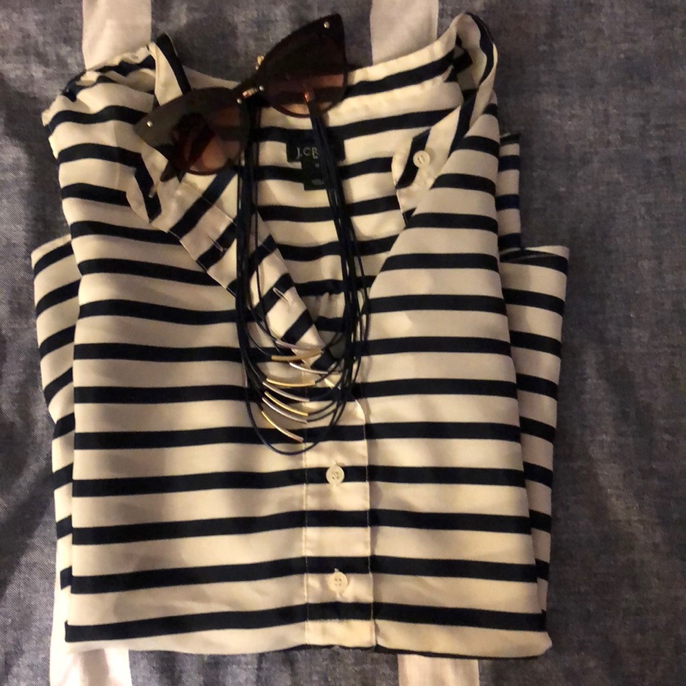 J Crew Sleeveless Blouse